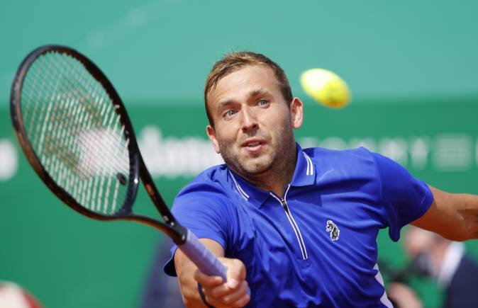Tennis - ATP Masters 1000 - Monte Carlo Masters - Monte-Carlo Country Club, Roquebrune-Cap-Martin, France - April 16, 2021 Britain's Dan Evans in action during his quarter final match against Belgium's David Goffin REUTERS/Eric Gaillard - UP1EH4G11MYWP
