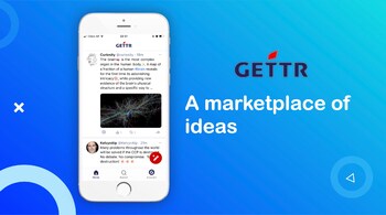 GETTR is available on both the Google Play Store and Apple App Store to download for free