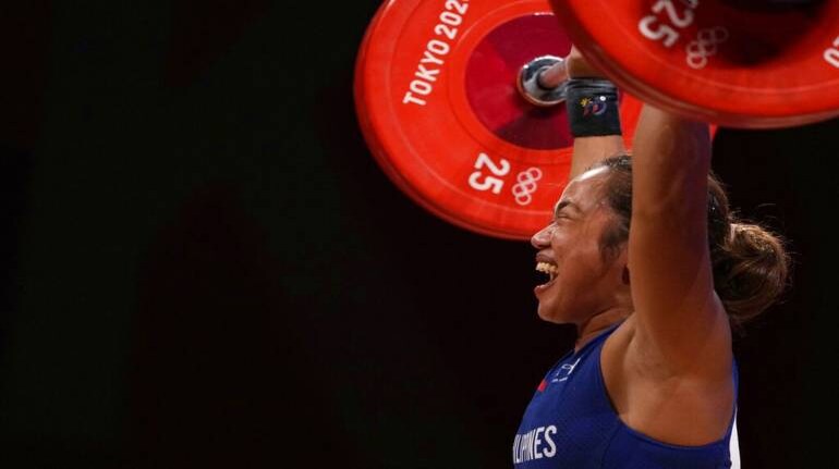 Tokyo Olympics 2020 Weightlifter Hidilyn Diaz Gets 1st Philippines Gold No China Sweep