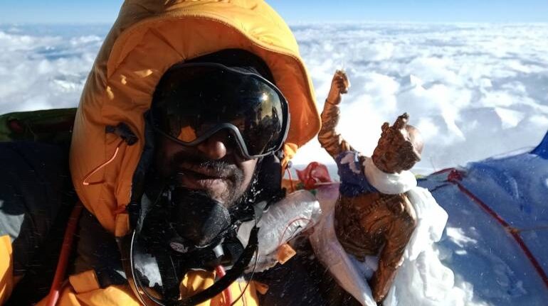 Onwards and upwards: How one man defeated Covid to scale Mt Everest