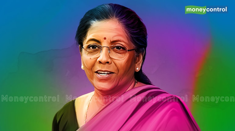 Finance Minister NIrmala Sitharaman | Illustration: Moneycontrol