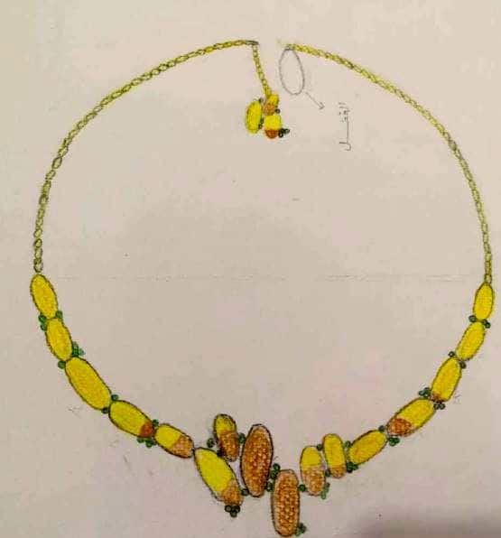 Second-place winner Ahwaq Saud was lauded by the judges for the contemporary interpretation of date palms.