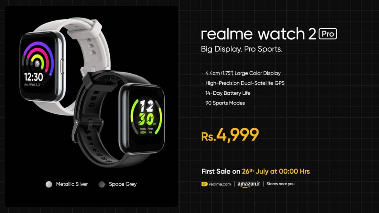 The Realme Watch 2 Pro comes equipped with all the latest and greatest features to help motivate your sibling to stay fit and active. It features 600 nits of peak brightness, Smart Notifications, up to 14 days of battery life, SpO2 monitoring, heart rate monitoring, and sleep monitoring. The smartwatch also comes with an IP68 rating for dust and water resistance and dual-satellite GPS.