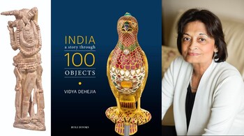 Vidya Dehejia (right) says she steered clear of architectural pieces and picked artefacts that were commissioned by non-royals over those commissioned by kings and queens for her book 'India: A Story Through 100 Objects'.