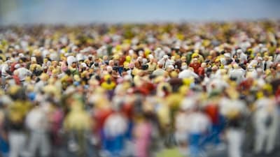 Counting people is an expensive exercise
