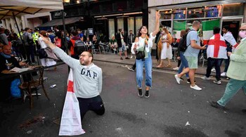 England vs Italy Euro 2020: A short video, circulating on the Internet, shows English fans hitting their Italian counterparts – kicking and punching outside the Wembley Stadium. (Representative image: Reuters)