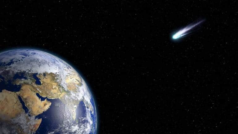 Asteroid coming outlet near earth