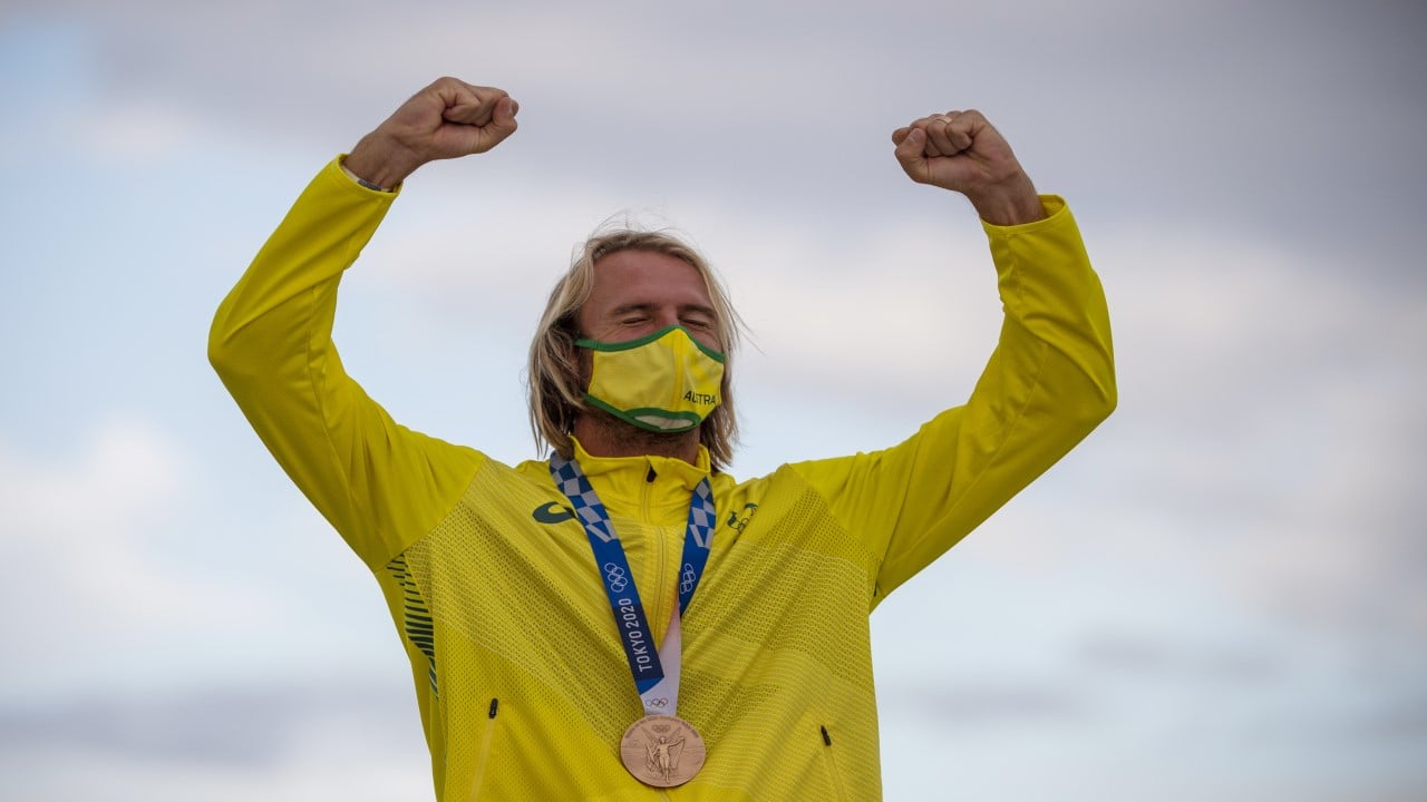Australia's Owen Wright took the bronze medal, less than six years after suffering a serious head injury that left him needing to learn to walk and surf again. He beat much-fancied Brazilian Gabriel Medina for the bronze, after Igarashi had ousted the world number one in a spectacular semi-final. But the Japanese rider could not repeat the achievement in the final, with Ferreira in unstoppable form. &quot;I started surfing on a cooler, and then I won my first event, and after that I had a lot of passion for the sport and then I started to make history,&quot; said Ferreira. (Image: Reuters)