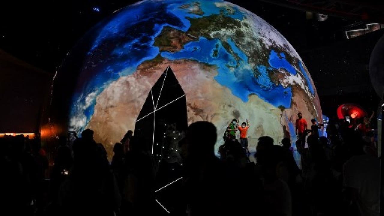 By contrast, the pioneering space-travel efforts of the then-Soviet Union and China's geopolitical rival the United States get only passing mention, if at all. (Image: AFP)