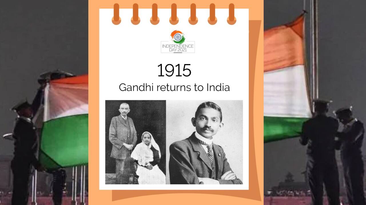 1915 | Gandhi returns to India (Image: News18 Creative)