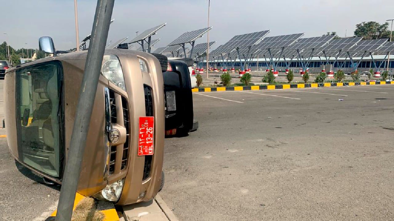 Vehicles carrying the Taliban raced back and forth along the Hamid Karzai International Airport's sole runway on the northern, military side of the airfield. Before dawn broke, heavily armed Taliban fighters walked through hangars, passing some of the seven CH-46 helicopters the State Department used in its evacuations before rendering them unflyable. (Image: AP)