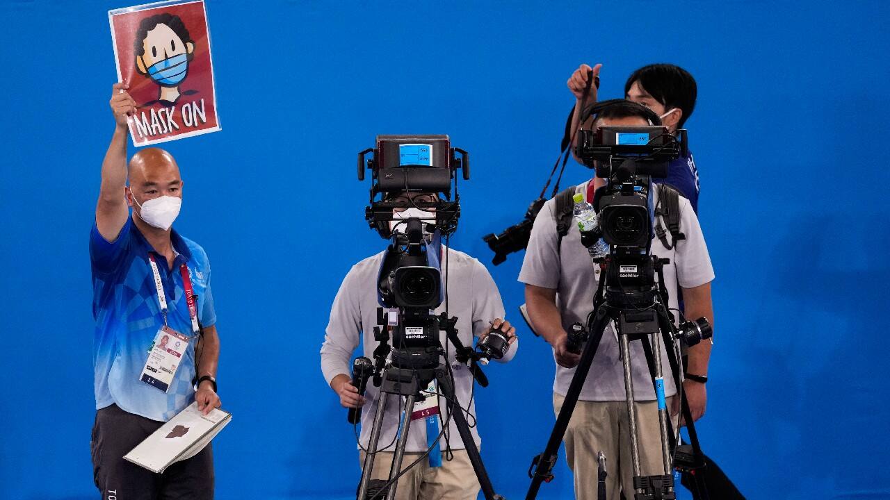 The most lasting images from the 2020 Games — held in 2021, of course — will be those that underline the once unimaginable circumstances surrounding them. (Image: AP)