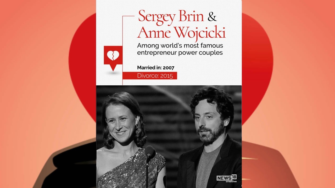 Sergey Brin & Anne Wojcicki | One of the world’s most famous entrepreneur power couple have split in 2015, after eight years of marriage. (Image: News18 Creative) Sergey Brin & Anne Wojcicki | One of the world’s most famous entrepreneur power couple have split in 2015, after eight years of marriage. (Image: News18 Creative)