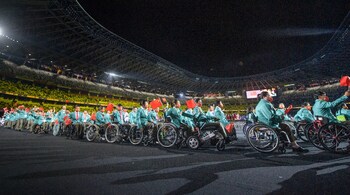 The Paralympics are about athletic prowess. The origin of the word is from “parallel” — an event running alongside the Olympics. (Image: AP)