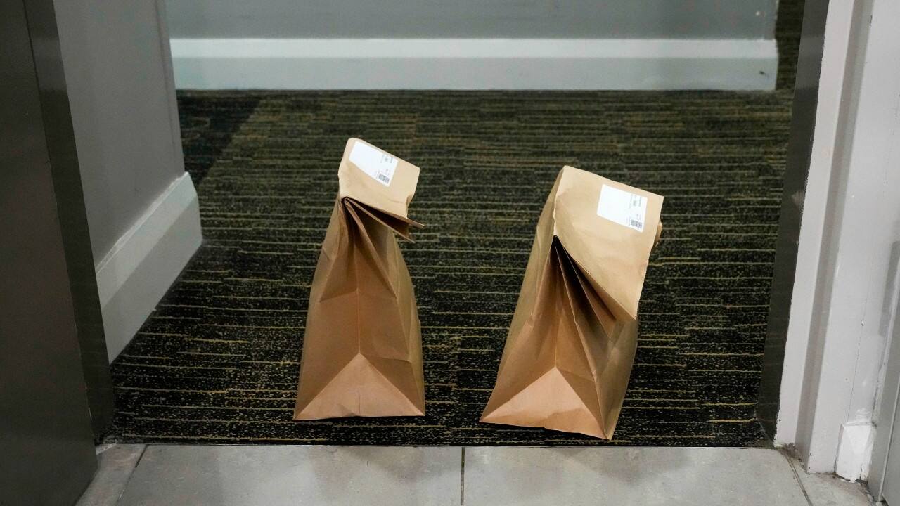 Food might provide a welcome distraction, but it's often unappetizing. Some can order takeout once a day at specific times or from specific restaurants; others are limited to whatever food is delivered to them, like it or not. (Image: AP)