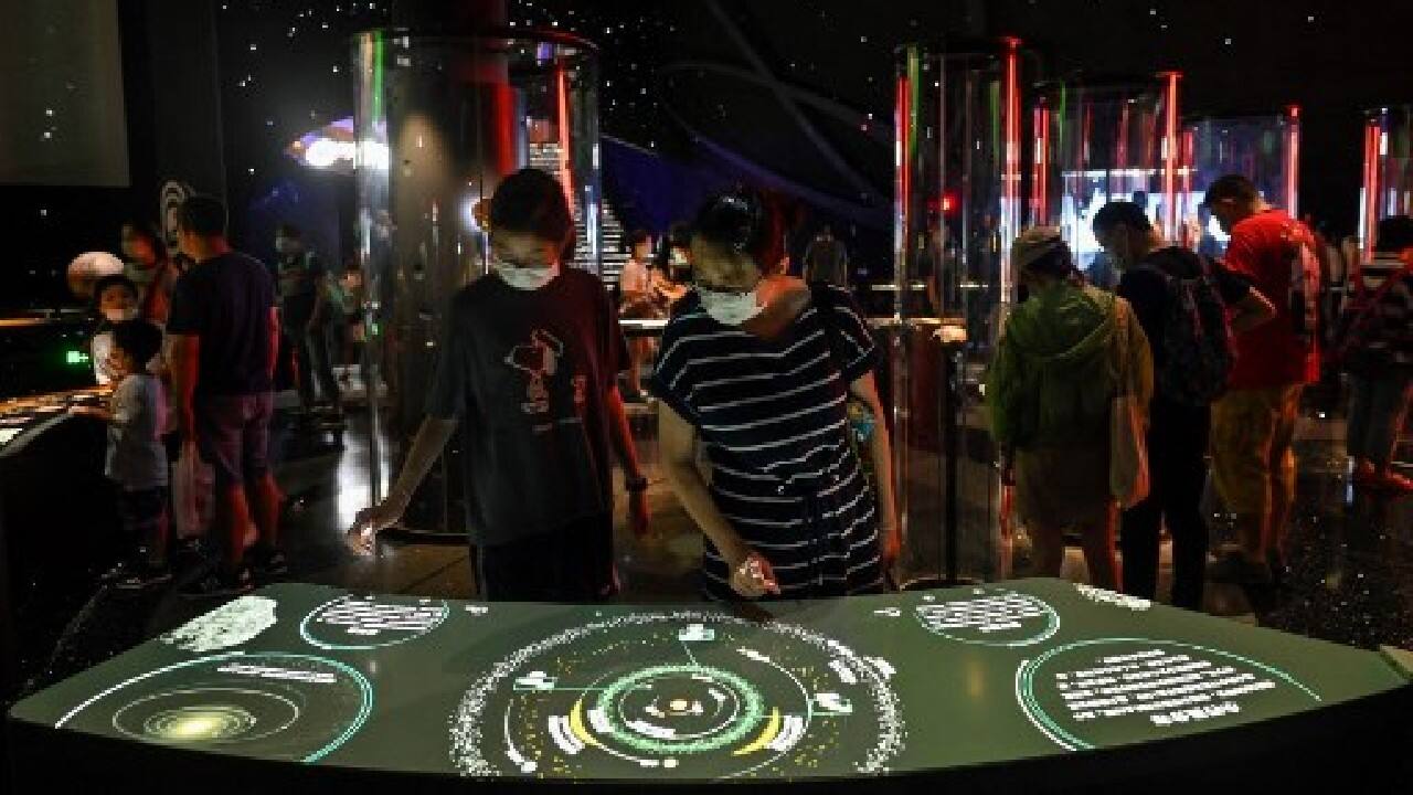 It covers 38,000 square metres, (420,000-square feet) of floor space -- roughly equal to five football fields -- and cost 600 million yuan ($93 million), according to Chinese media. (Image: AFP)