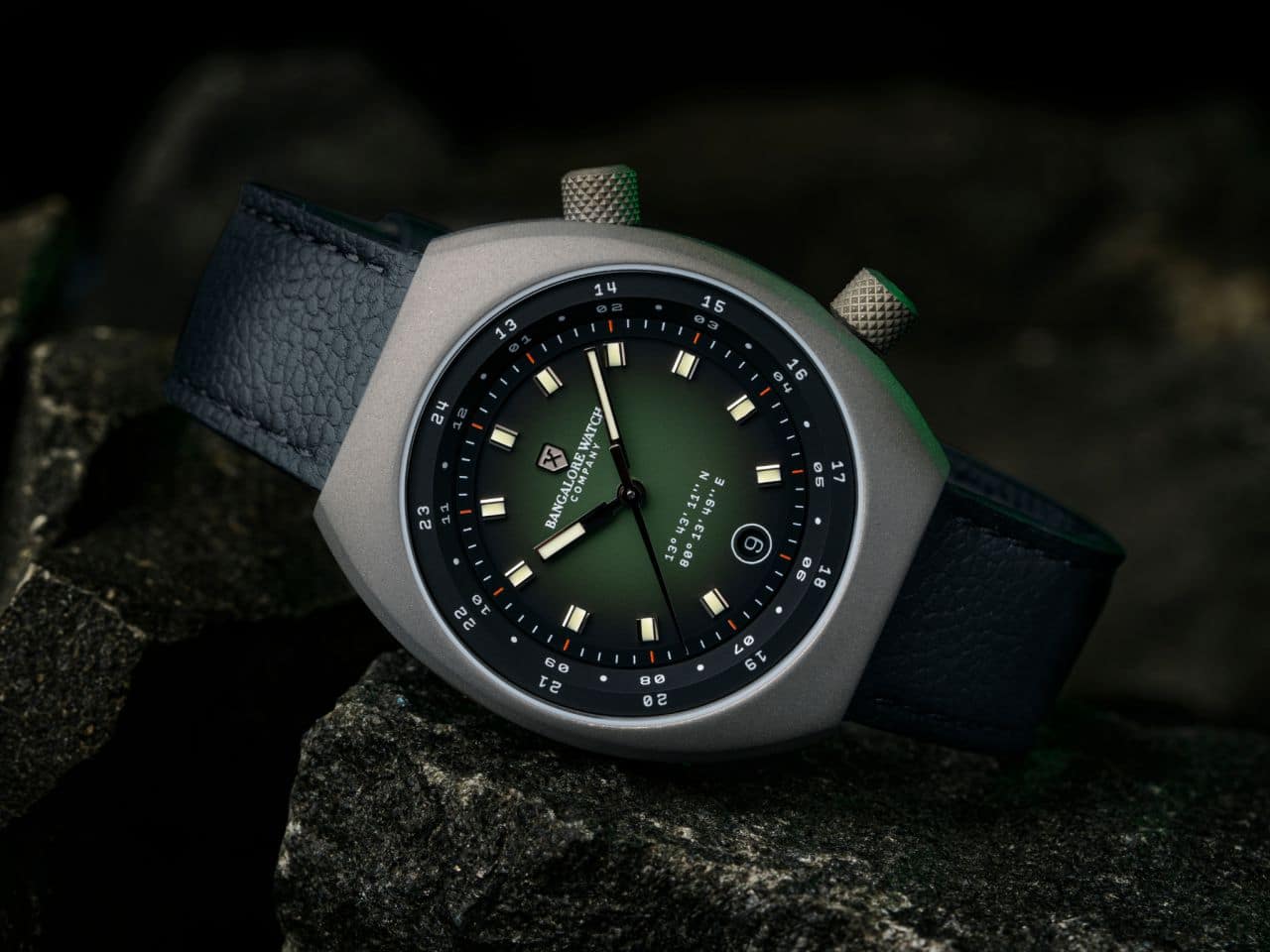 The BWC Apogee Supernova. The Apogee watches are equipped with water-resistance of up to 100 metres, and a screw down crown.
