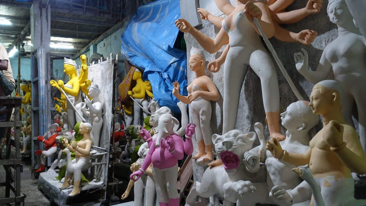 Central to the Durga Puja festivities are the idols made in Kumartuli which, experts say, is a unique repository of traditional cultural knowledge.