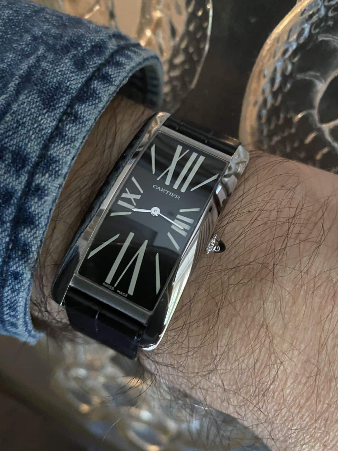 A special Tank Cintree— with a dial designed by Madhvani.