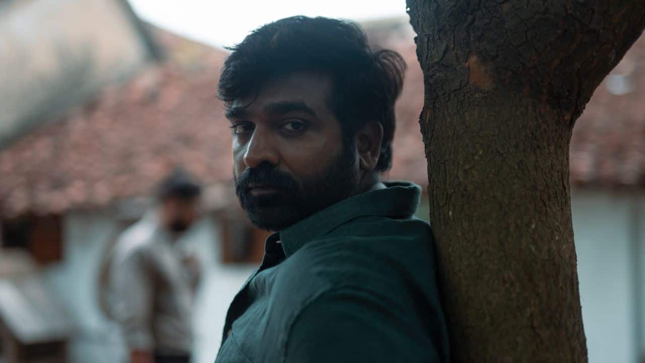 Vijay Sethupathi in 'Edhiri' - 'Navarasa'. The seasoned actor also helped to write the dialogues.