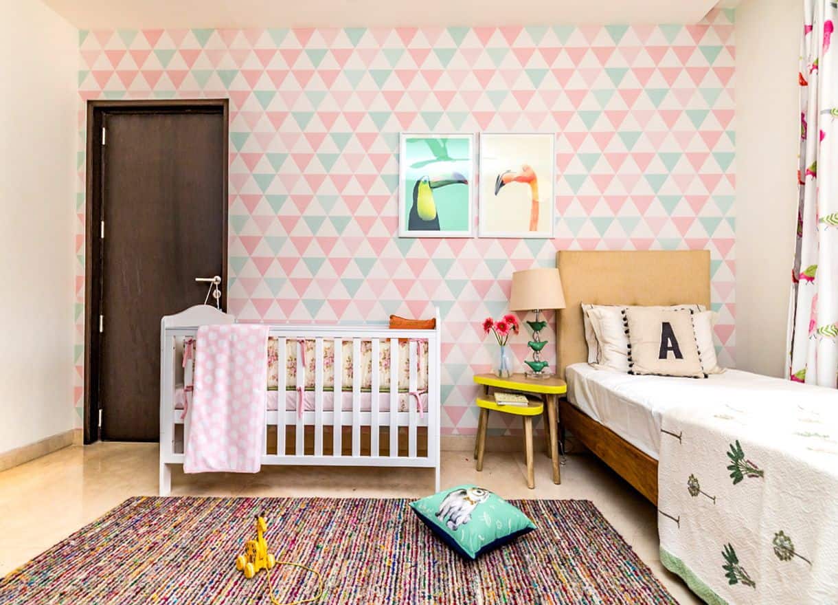 With increased hours spent indoors, kids' rooms need to look after the holistic needs of a child. (Photo: Nursery Makeover - Weespaces © Katya Antoni)
