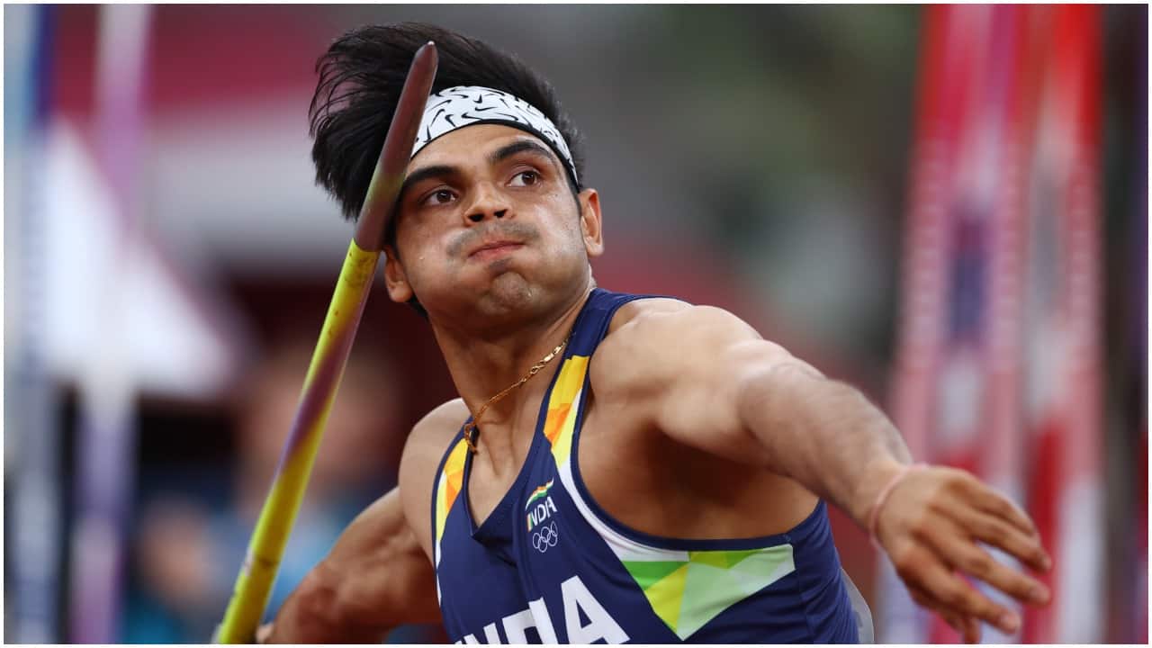 In Pics Gold Medallist Neeraj Chopra in action at Tokyo Olympics 2020