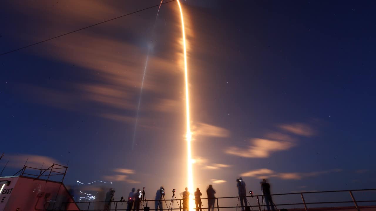 The mission is aiming for a maximum orbital altitude of 360 miles above Earth, higher than the International Space Station or Hubble Space Telescope and the furthest any human has flown from Earth since NASA's Apollo moon program ended in 1972, according to SpaceX. (Image: Reuters) The mission is aiming for a maximum orbital altitude of 360 miles above Earth, higher than the International Space Station or Hubble Space Telescope and the furthest any human has flown from Earth since NASA's Apollo moon program ended in 1972, according to SpaceX. (Image: Reuters)