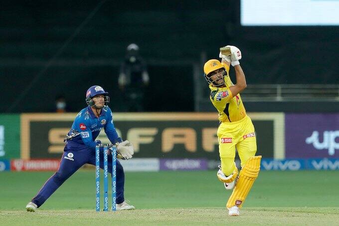 Ruturaj Gaikwad stable CSK innings and made unbeaten 88 to take Chennai to 156 runs. (Image: IPL)