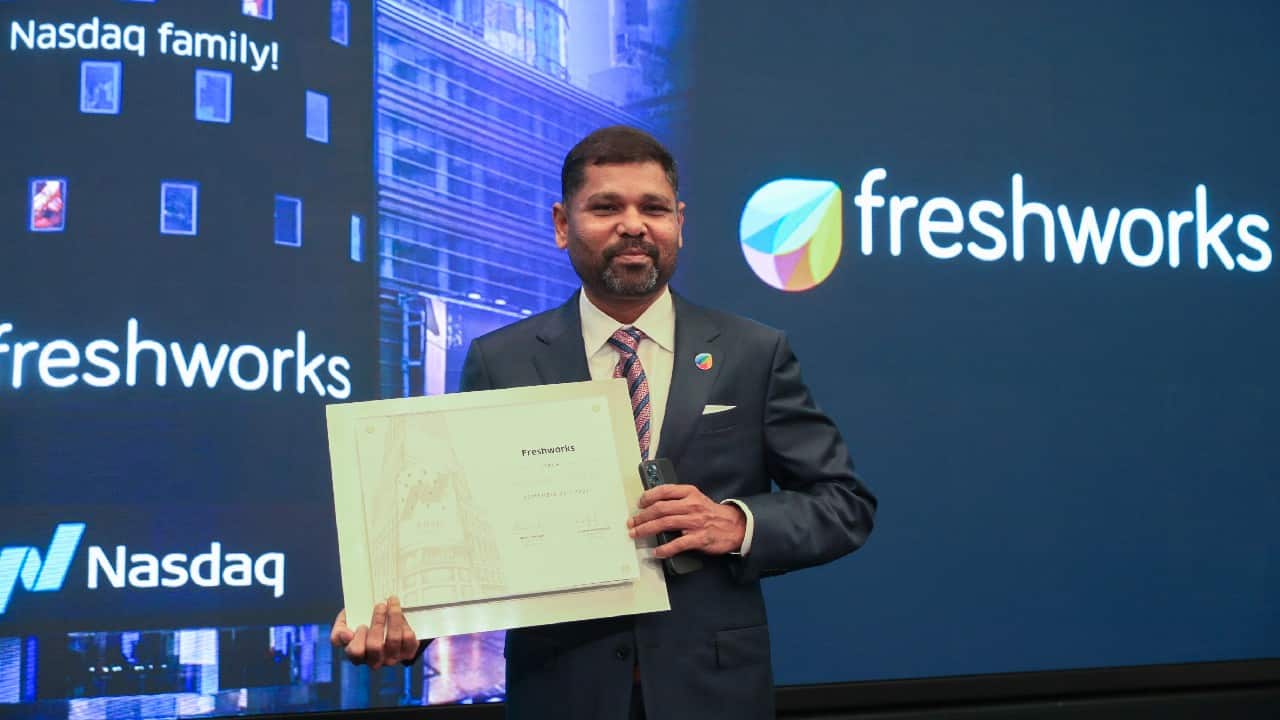 Freshworks has been one of the most anticipated IPOs of 2021, amid increased digitisation and growing adoption for remote work during the COVID-19 pandemic. Cofounder Girish Mathrubootham has also been the flagbearer of India's Software-as-a-Service (SaaS) industry. Freshworks has been one of the most anticipated IPOs of 2021, amid increased digitisation and growing adoption for remote work during the COVID-19 pandemic. Cofounder Girish Mathrubootham has also been the flagbearer of India's Software-as-a-Service (SaaS) industry.