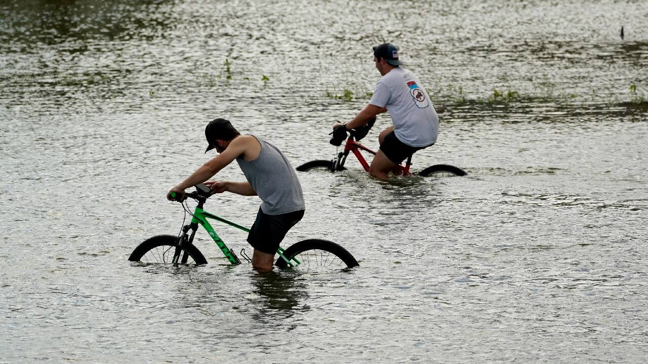 This time, New Orleans, protected by a major overhaul of its levees since Katrina, escaped the catastrophic flooding some had feared. (Image: AP)
