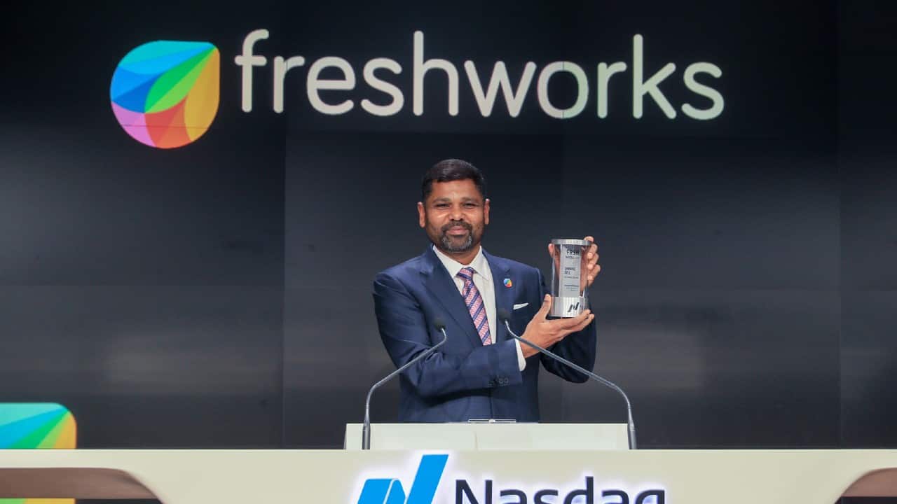 San Mateo, California-based Freshworks had priced its US initial public offering (IPO) above the target range to raise $1.03 billion from the offering, at a valuation of over $10 billion. San Mateo, California-based Freshworks had priced its US initial public offering (IPO) above the target range to raise $1.03 billion from the offering, at a valuation of over $10 billion.