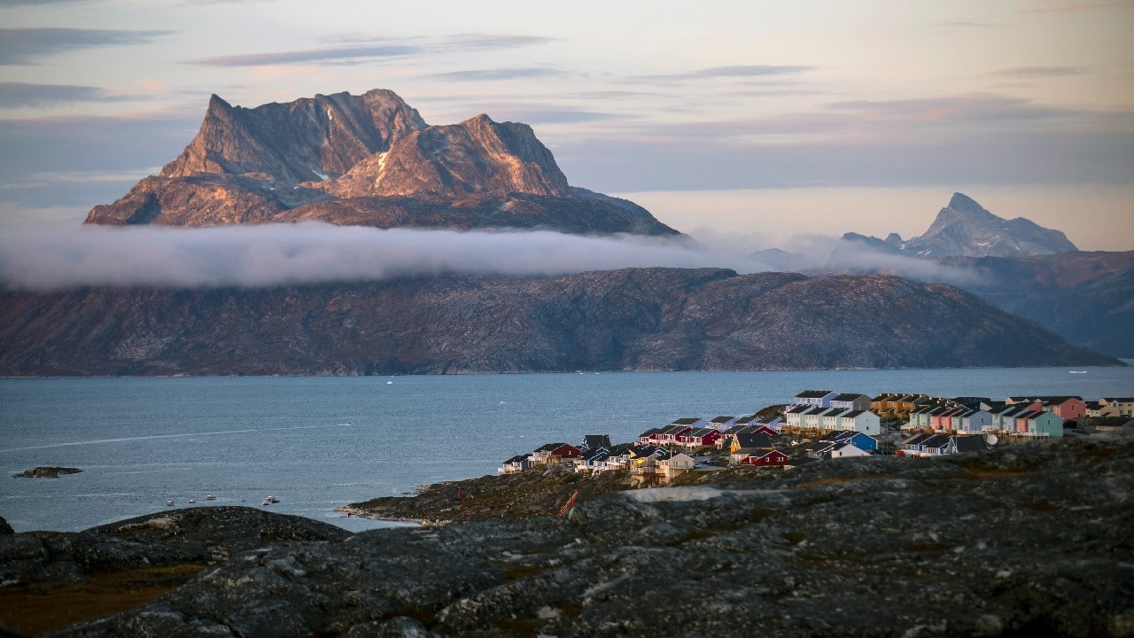 A general view of houses of Greenland’s capital Nuuk in front of the Sermitsiaq (Saddle Mountain), Greenland. (Image: Reuters)