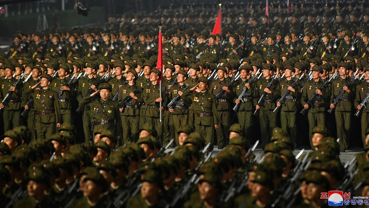 Experts say the toned-down event reflected the harsh challenges facing North Korea as its broken, mismanaged economy is further strained by unending U.S.-led sanctions, prolonged border closures because of the pandemic, and flooding that caused food shortages in recent years. (Image: Korean Central News Agency/Korea News Service via AP)
