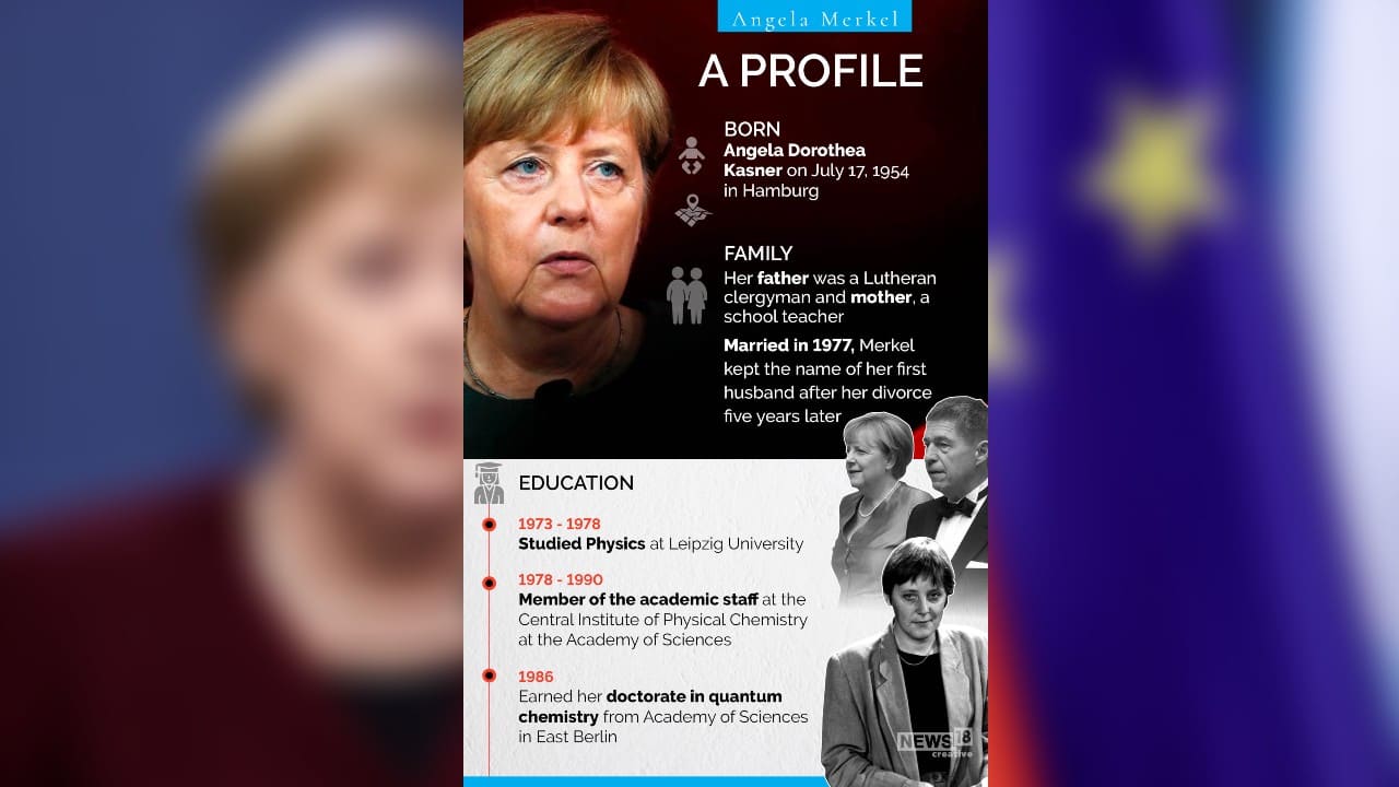 Merkel was born in Hamburg on July 17, 1954. She obtained a doctorate in quantum chemistry in 1986 and worked as a research scientist until 1989. (Image: News18 Creative)