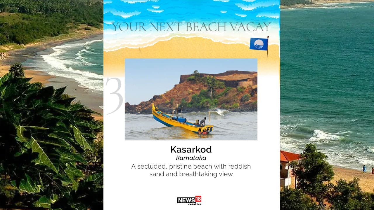 Kasarkod | A scheduled, pristine beach with reddish sand and breathtaking view. (Image: News18 Creative)
