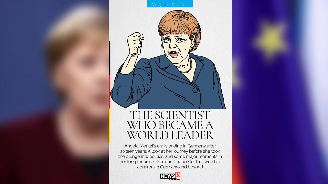 Angela Merkel’s era is ending in Germany after sixteen years. A look at her journey before she took the plunge into politics, and some major moments in her long tenure as German Chancellor that won her admirers in Germany and beyond. (Image: News18 Creative)