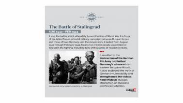August 1942 to February 1943: Battle of Stalingrad – The war that exploded the myth of German invulnerability and strengthened the vicious hold of Stalin on Russians. (Image: News18 Creative)