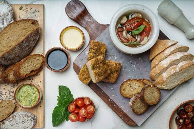 House Bread with Muddle your own dip
