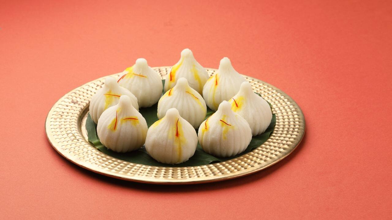 Ganesh Chaturthi is incomplete without modaks, regardless of whether they are home-made or bought at a sweet shop. (Image: Shutetrstock)