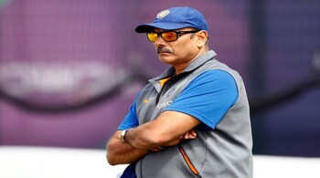 Ravi Shastri’s ‘6 months away’ T20 World Cup slip during IND-SA T20I goes viral. (Photo: Reuters)