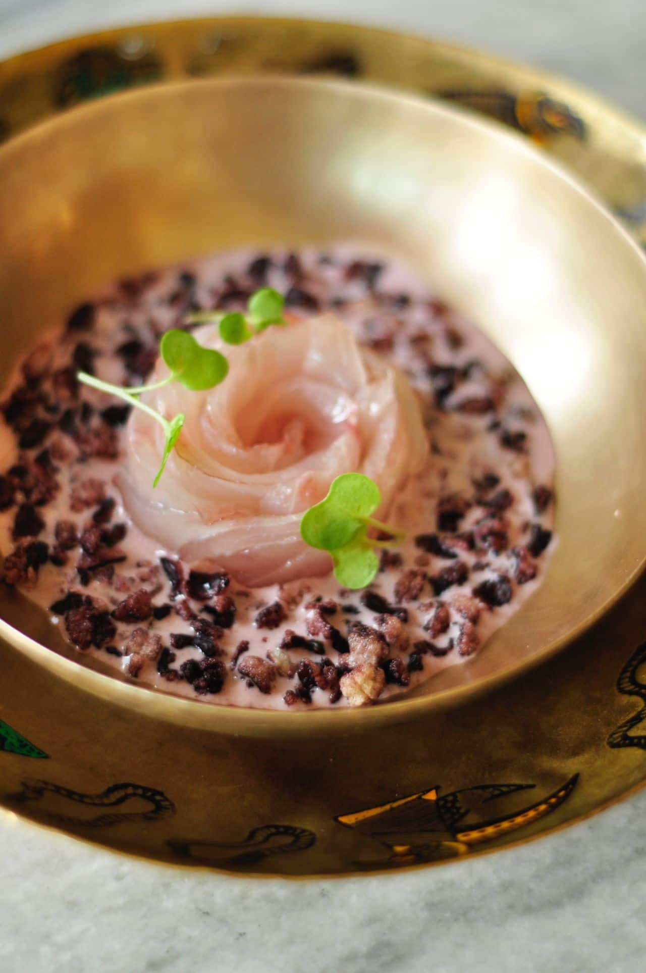 Sol Kadhi Ceviche at The Bombay Canteen.