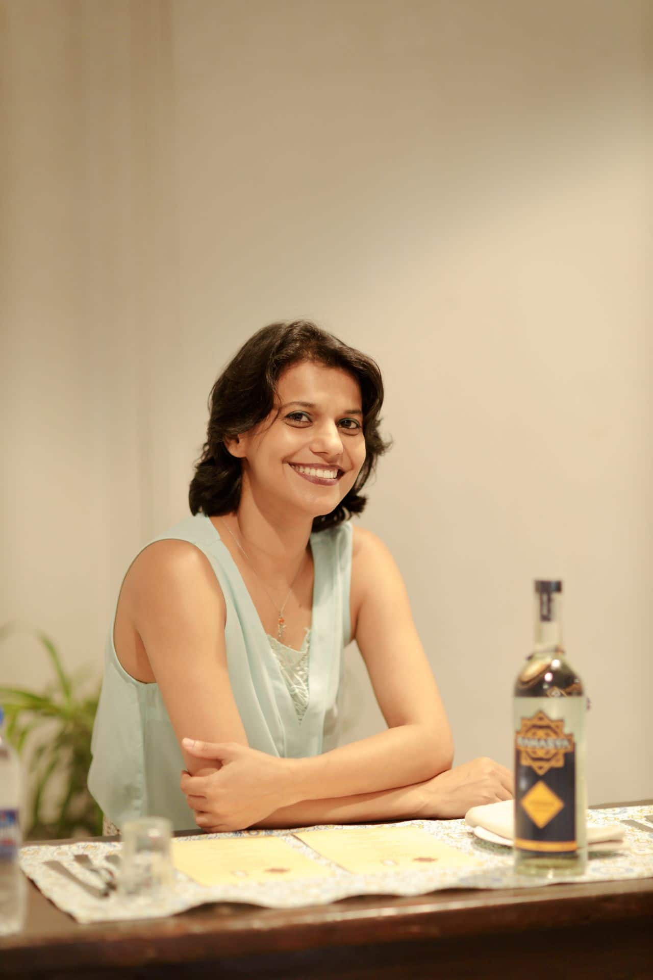 Varna Bhat, founder of Goa-based Blisswater Industries, which makes Rahasya flavoured vodka.