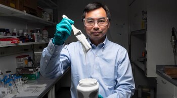 Using the paint to cover a roof area of about 1,000 square feet could result in a cooling power of 10 kilowatts, Purdue researchers said. (Image: Twitter/@LifeAtPurdue)