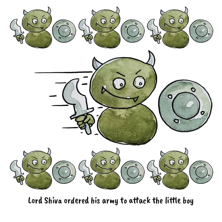 Lord Shiva ordered his army to attack the little boy (Image: News18 Creative)