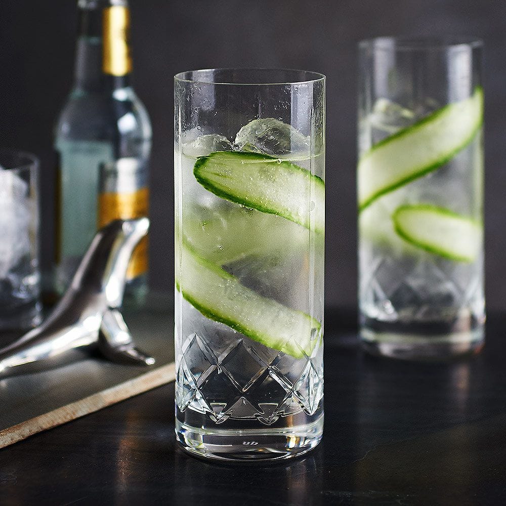 G&T glasses are designed to ensure a balanced serve of one part gin and two parts tonic.