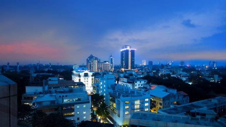 The Bengaluru skyline. The Bengaluru skyline.