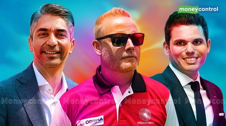 (from left) Abhinav Bindra, Sjoerd Marijne and Mustafa Ghouse. (Illustration by Suneesh K.) , Abhinav Bindra, Sjoerd Marijne, Mustafa Ghouse on what it takes to boost Indian sports, The World Live Breaking News Coverage & Updates IN ENGLISH