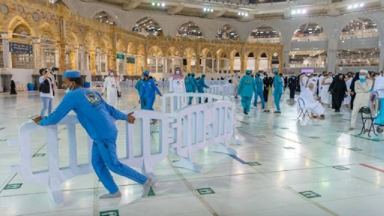 Saudi Arabia also announced that fully-inoculated sports fans will from October 17 be allowed to attend events at all stadiums and other sports facilities, reported SPA. It has also said that masks in most open spaces are no longer mandatory. Saudi Arabia has registered over 547,000 coronavirus cases and 8,760 deaths. (Image: AFP)