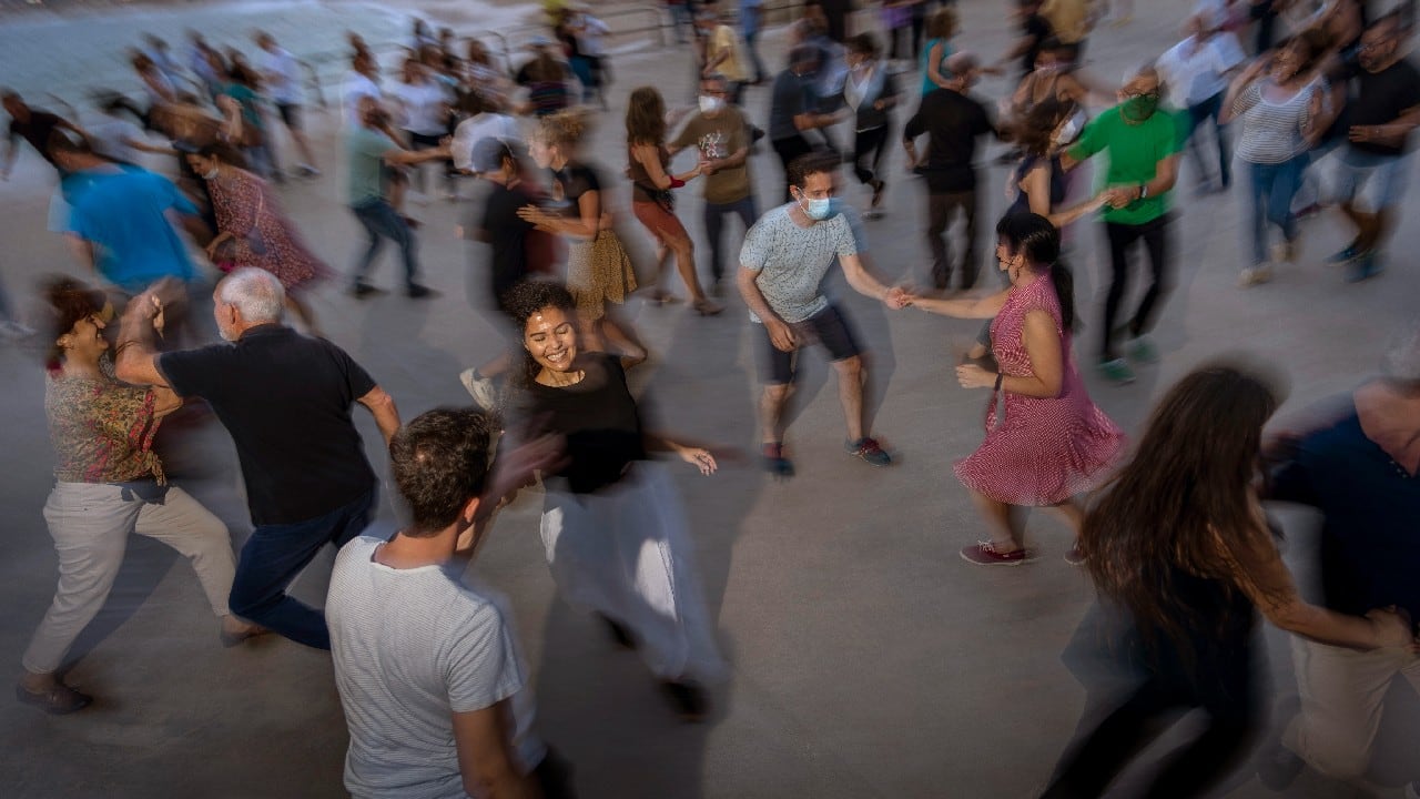 Even in the depths of the pandemic -- even when the world locked down, leaving billions isolated and desolated -- there were those who danced. (Image: AP) Even in the depths of the pandemic -- even when the world locked down, leaving billions isolated and desolated -- there were those who danced. (Image: AP)