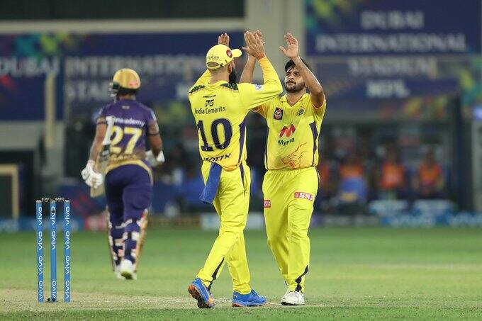 Shardul Thakur took 2 back to back wickets of Venkatesh Iyer and Nitish Rana. (Image: IPL/BCCI)